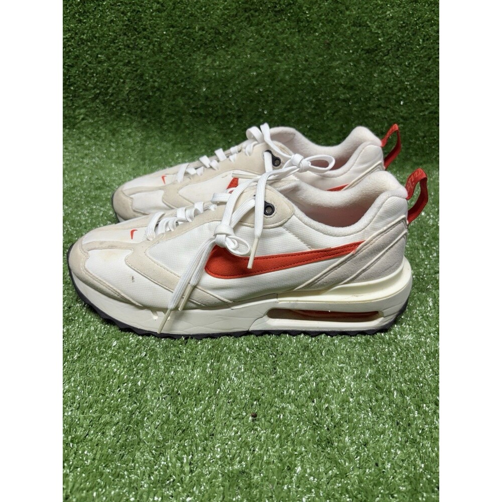 Nike Air Max Dawn Sneakers Womens US 8 White Orange Athletic Lace Up DZ4441-100
